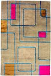 Tapis design - 239 x 152 cm - multicolore