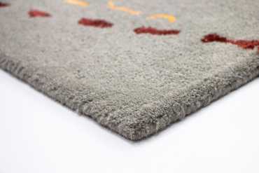 Tapis design - 242 x 155 cm - marron