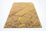 Tappeto di design - 243 x 152 cm - marrone