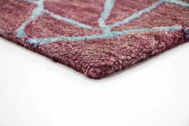 Tapis design - 245 x 153 cm - marron