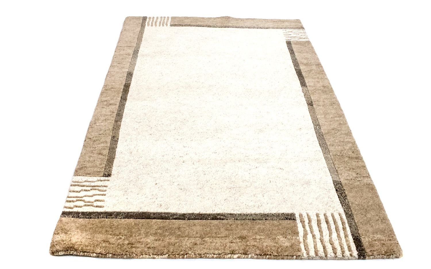 Tapis Népalais - 178 x 120 cm - beige