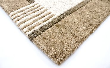 Nepal teppe - 178 x 120 cm - beige