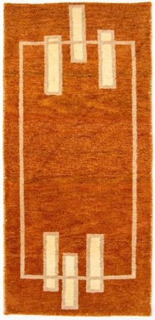 Gabbeh-matta - Indus - 140 x 70 cm - orange