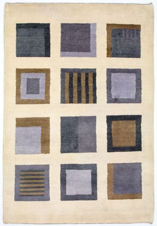 Tapis Gabbeh - Indus - 204 x 135 cm - beige