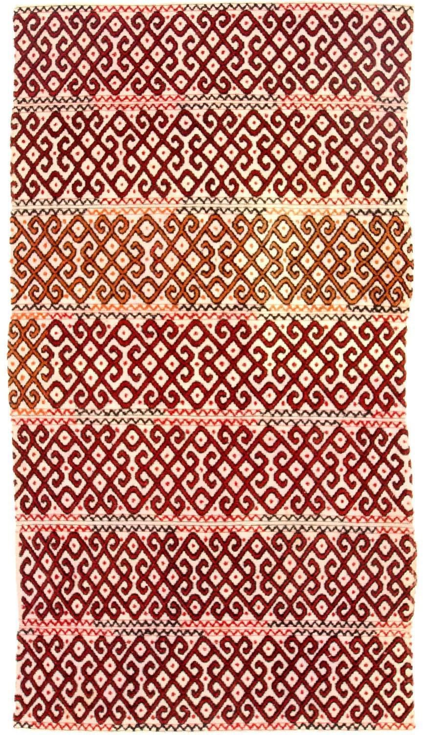 Runner Kelim Carpet - orientalisk matta - 240 x 127 cm - flerfärgad