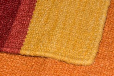 Kelim Rug - Trendy - 205 x 145 cm - orange