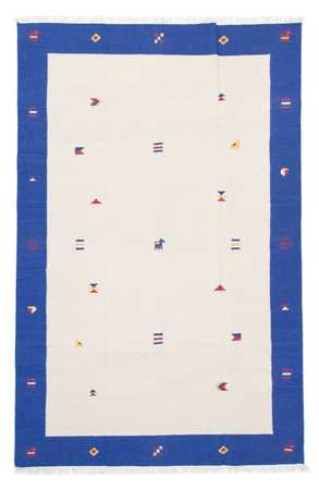 Kelim matta - trendig - 300 x 200 cm - beige