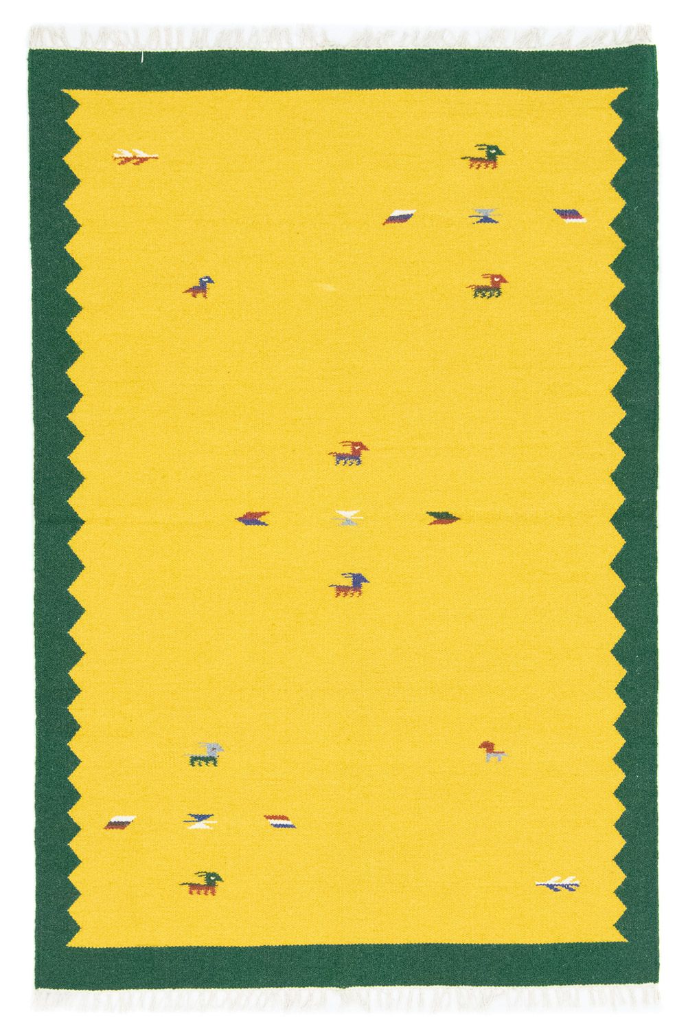 Kelim tapijt - Trendy - 180 x 120 cm - geel
