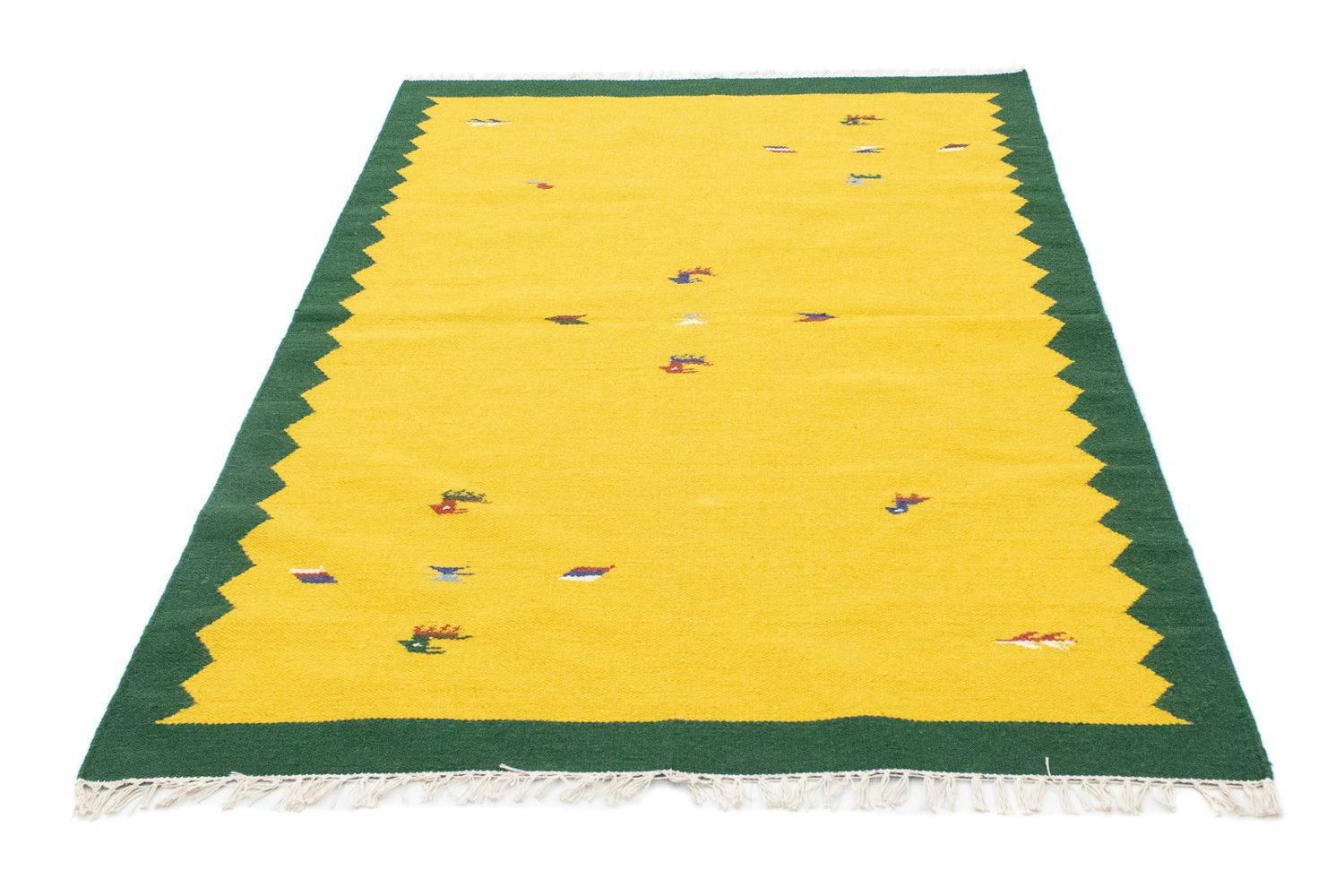 Kelim tapijt - Trendy - 180 x 120 cm - geel