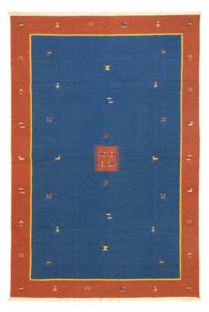 Tapis Kelim - Tendance - 300 x 200 cm - bleu