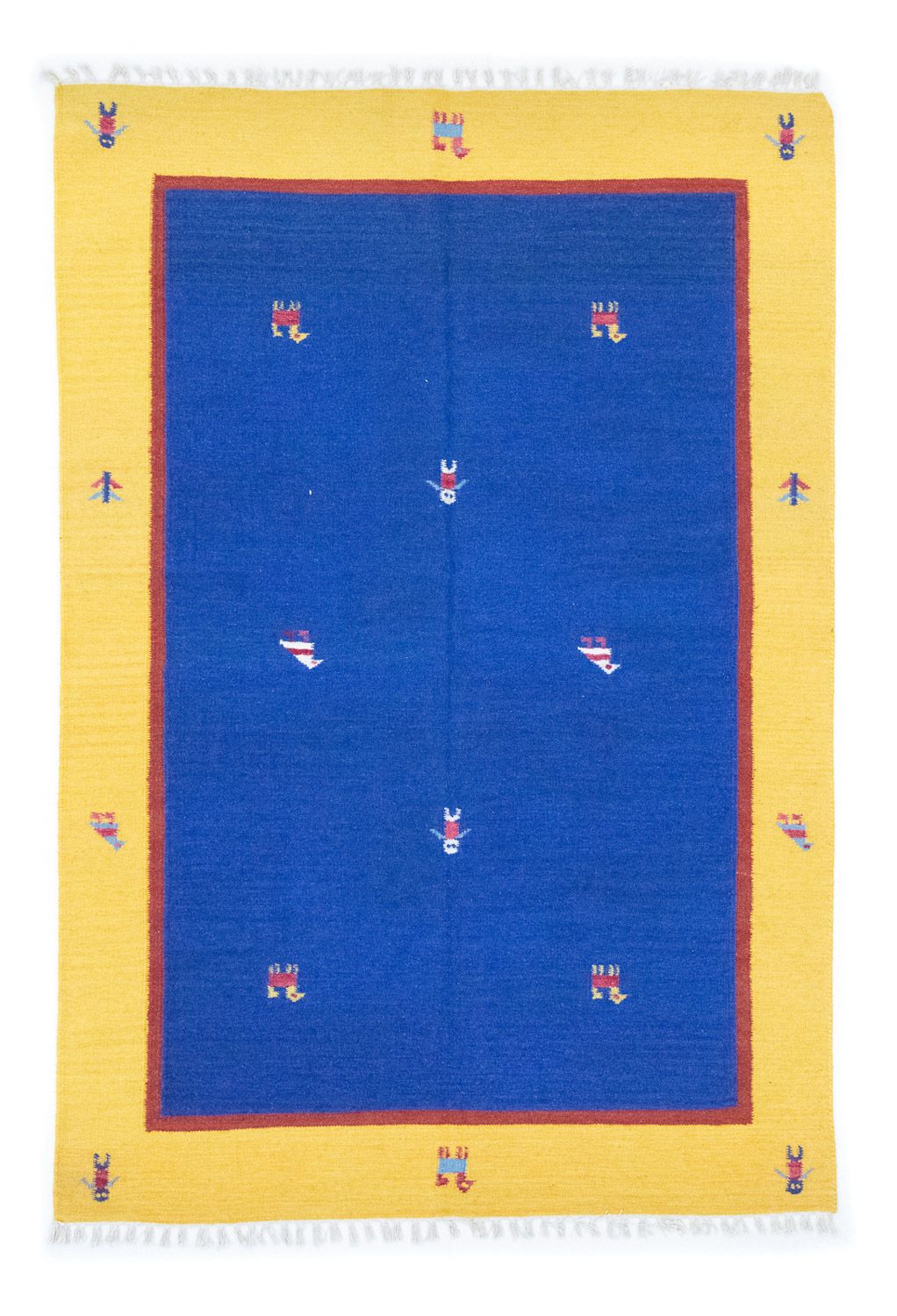 Alfombra Kelim - Tendencia - 200 x 140 cm - azul