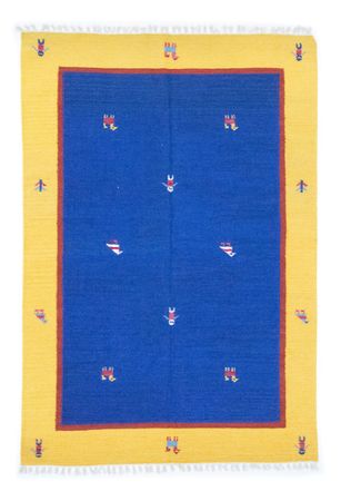 Kelim tapijt - Trendy - 200 x 140 cm - blauw