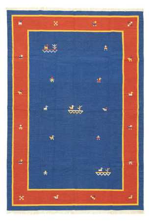 Tapis Kelim - Tendance - 300 x 200 cm - bleu