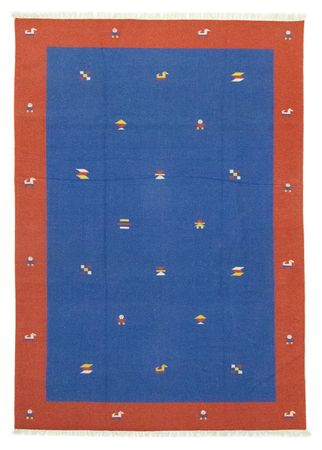 Tapis Kelim - Tendance - 300 x 200 cm - bleu