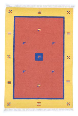 Tapis Kelim - Tendance - 200 x 140 cm - rouge