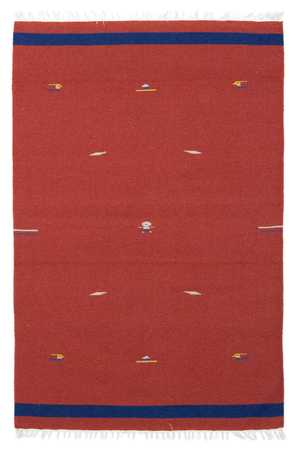 Tapete Kelim - Trendy - 180 x 120 cm - vermelho