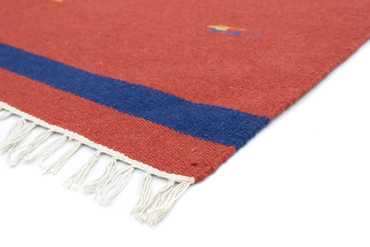 Tapis Kelim - Tendance - 180 x 120 cm - rouge