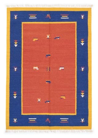 Tapis Kelim - Tendance - 200 x 140 cm - orange