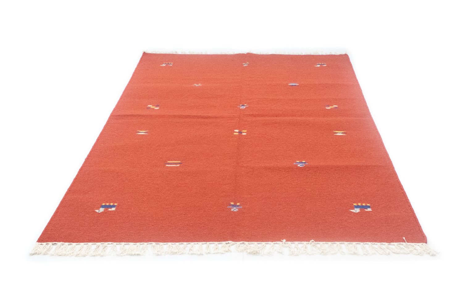 Tapis Kelim - Tendance - 200 x 140 cm - orange