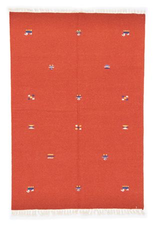 Tapis Kelim - Tendance - 200 x 140 cm - orange