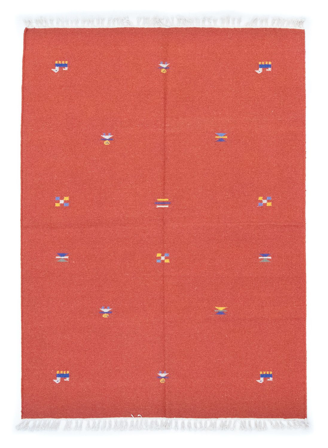 Kelim teppe - Trendy - 200 x 140 cm - oransje