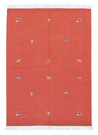 Kelim teppe - Trendy - 200 x 140 cm - oransje