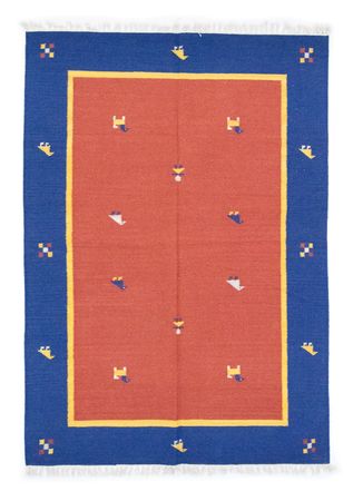 Kelim teppe - Trendy - 200 x 140 cm - oransje