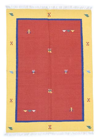 Alfombra Kelim - Tendencia - 200 x 140 cm - rojo