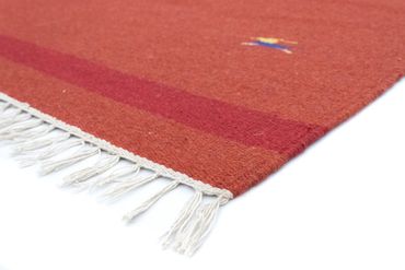 Alfombra Kelim - Tendencia - 180 x 120 cm - rojo