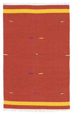 Tapete Kelim - Trendy - 180 x 120 cm - vermelho