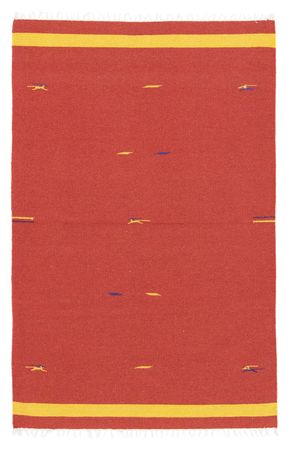 Alfombra Kelim - Tendencia - 180 x 120 cm - rojo