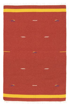 Tapete Kelim - Trendy - 180 x 120 cm - vermelho