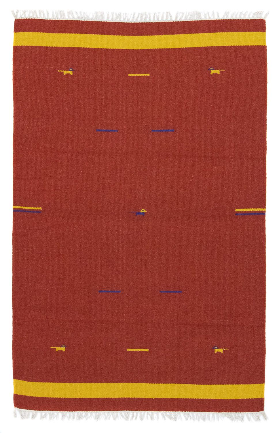 Tapis Kelim - Tendance - 180 x 120 cm - rouge