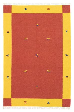 Alfombra Kelim - Tendencia - 180 x 120 cm - naranja