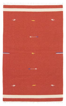 Tapete Kelim - Trendy - 180 x 120 cm - vermelho