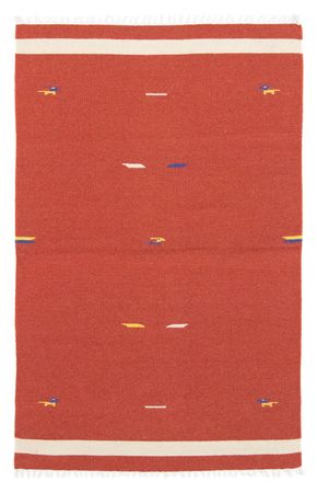 Tapete Kelim - Trendy - 180 x 120 cm - vermelho