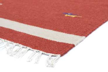 Kelim Rug - Trendy - 180 x 120 cm - red