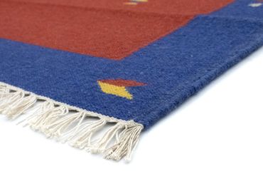 Tapis Kelim - Tendance - 180 x 120 cm - rouge