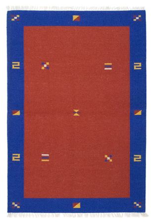 Alfombra Kelim - Tendencia - 180 x 120 cm - rojo