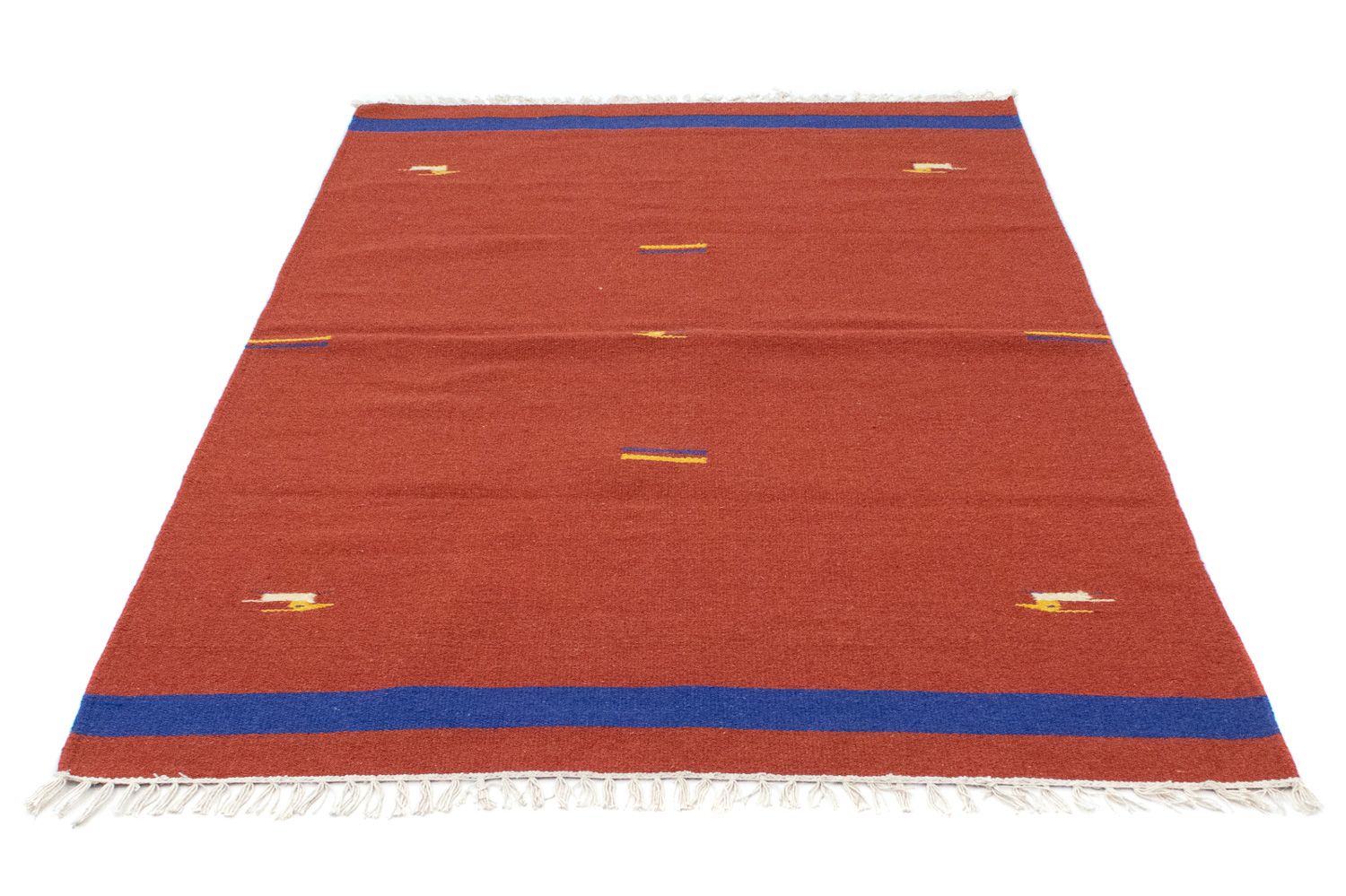 Alfombra Kelim - Tendencia - 180 x 120 cm - rojo