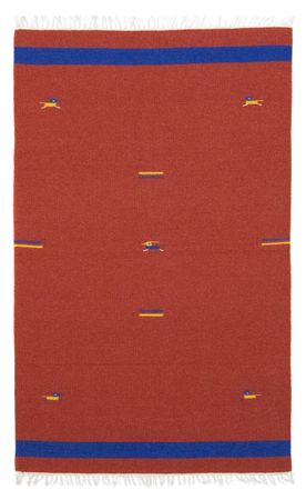 Alfombra Kelim - Tendencia - 180 x 120 cm - rojo