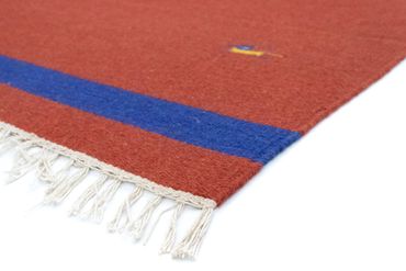 Tapis Kelim - Tendance - 180 x 120 cm - rouge