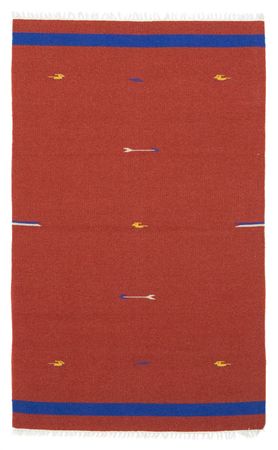 Tapete Kelim - Trendy - 180 x 120 cm - vermelho