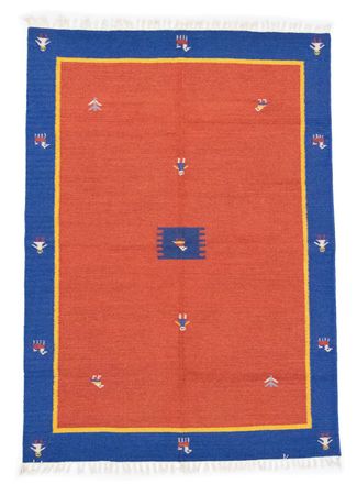 Tapis Kelim - Tendance - 200 x 140 cm - orange