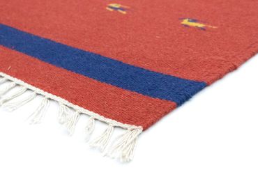 Tapis Kelim - Tendance - 180 x 120 cm - rouge