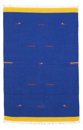 Tapete Kelim - Trendy - 180 x 120 cm - azul