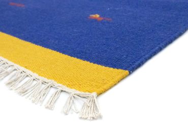 Tapis Kelim - Tendance - 180 x 120 cm - bleu