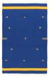 Kelim matta - trendig - 180 x 120 cm - blå