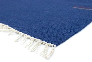 Alfombra Kelim - Tendencia - 180 x 120 cm - azul