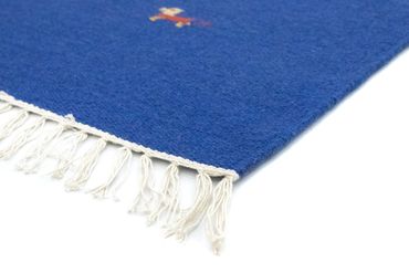 Kelim tapijt - Trendy - 180 x 120 cm - blauw